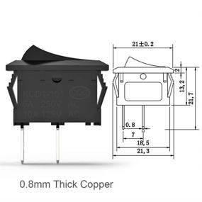 img 1 attached to URWOOW Latching Rocker Household Appliances