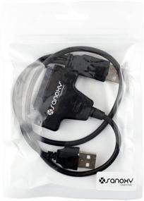 img 1 attached to Адаптер кабеля SATA для жестких дисков 2,5 дюйма с высокой скоростью USB 2.0 - SANOXY