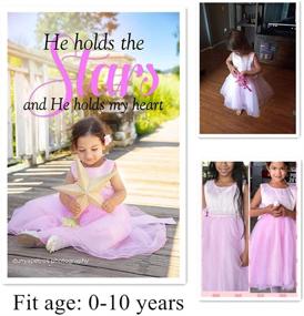 img 1 attached to 👸 Toddler Bridesmaid Princess Dresses - Girls' Wedding Clothing