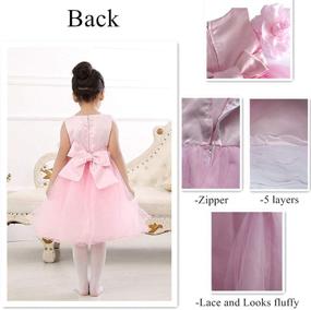 img 2 attached to 👸 Toddler Bridesmaid Princess Dresses - Girls' Wedding Clothing