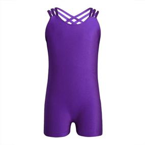 img 3 attached to ACSUSS Crisscross Leotard Gymnastics Biketard Sports & Fitness and Other Sports