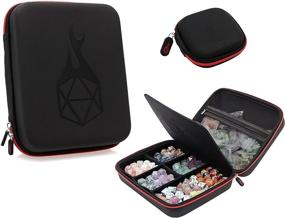 img 4 attached to 🎲 Forged Dice Co. Dice Box and Tray: Ultimate Storage Solution for 300 Metal/Plastic Polyhedral DND Game Dice - Removable Holder, Durable Design