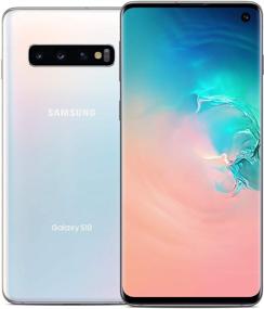 img 1 attached to Samsung Galaxy S10, 128GB Factory Unlocked Android Cell Phone with Fingerprint & Facial Recognition, Long-Lasting Battery - Prism White (US Version)