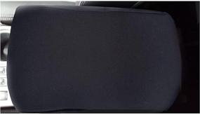 img 2 attached to 🚘 Q QUNSUNUS Center Console Armrest Cover Pad Protector - Compatible with Toyota 4Runner (2010-2021)