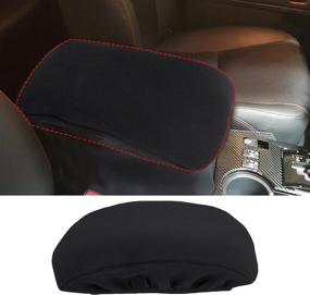 img 4 attached to 🚘 Q QUNSUNUS Center Console Armrest Cover Pad Protector - Compatible with Toyota 4Runner (2010-2021)