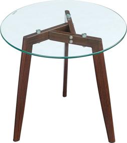 img 3 attached to Elevate Your Décor with the EdgeMod Triskele End Table in Walnut