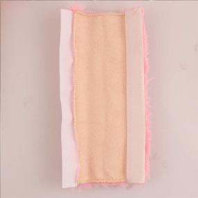 img 1 attached to Comfortable Pink Sheepskin Shoulder Pads for Universal Car Seat Belts: SUBANG 2 Pieces