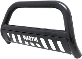 img 4 attached to 🐂 Enhanced Black E-Series Bull Bar by Westin Automotive Products 31-5175