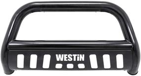 img 2 attached to 🐂 Enhanced Black E-Series Bull Bar by Westin Automotive Products 31-5175