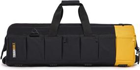 img 1 attached to 🛠️ ToughBuilt - 30" Large Capacity Tool Bag with 65 Pockets & Loops, Padded Shoulder Strap, Heavy-duty Handles, Zipper Lock, Wide Mouth Tool Storage/Organizer Box - (TB-60-30)