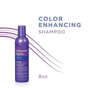 img 3 attached to Neutralize Brassy Tones with Clairol Professional Shimmer Lights Shampoo: Get Refreshing Blonde Hair Results!