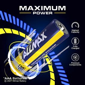 img 3 attached to 🔋 Allmax AAA Maximum Power Alkaline Batteries - 24 Count, Ultra Long-Lasting Triple A Battery, 10-Year Shelf Life, Leak-Proof, Device Compatible - Powered by EnergyCircle Technology (1.5V)