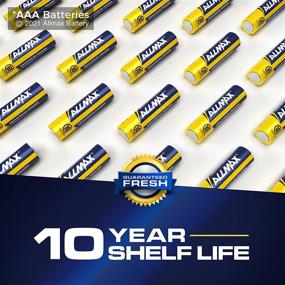 img 1 attached to 🔋 Allmax AAA Maximum Power Alkaline Batteries - 24 Count, Ultra Long-Lasting Triple A Battery, 10-Year Shelf Life, Leak-Proof, Device Compatible - Powered by EnergyCircle Technology (1.5V)