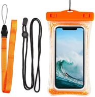 waterproof universal surround underwater swimming orange logo