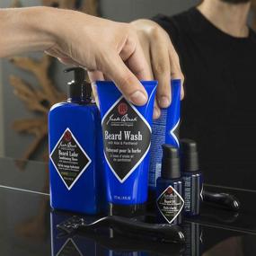 img 1 attached to 🧔 Jack Black Beard Wash - 6 fl oz - PureScience Formula: Aloe & Panthenol, Softens, Cleanses, and Conditions Facial Hair and Skin