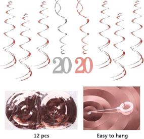 img 2 attached to 🎉 Stunning HAPYCITY 20th Birthday Decorations Balloons (55 pack) - Rose Gold 20 Number Balloons for Her - Create the Perfect Birthday Party Atmosphere!