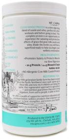 img 1 attached to 🐐 MT. CAPRA SINCE 1928 Clean Whole Protein - Grass-Fed Goat Protein Blend with Whey and Casein Protein, No Bloat, Muscle Building and Maintenance, 20g Protein per Serving, No Sweeteners - 400g