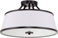 kira home 3 light semi flush ceiling логотип