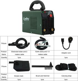 img 3 attached to 🔧 Cuwiny ARC Welder Mini: IGBT Inverter Welding Machine, 110v/220v, 140A MMA/Stick, Dual Voltage with High Frequency Duty Cycle Digital Display