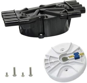 img 4 attached to 🧰 Набор крышки и ротора розжига для Chevy GMC Cadillac Vortec V8 5.0л 5.7л 7.4л - латунные терминалы, оригинальная деталь # DR474 DR331