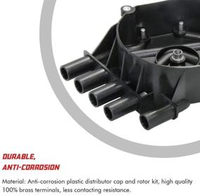 img 3 attached to 🧰 Набор крышки и ротора розжига для Chevy GMC Cadillac Vortec V8 5.0л 5.7л 7.4л - латунные терминалы, оригинальная деталь # DR474 DR331