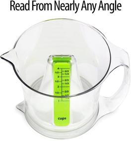 img 3 attached to Reverso Primo Measuring Cup and Spoon Set - Urban Trend (4- and 1-Cup) - Innovative Easy-To-Read Design - Flip Over for 2-in-1 Measuring Cups