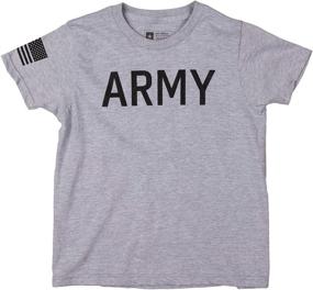 img 4 attached to 👕 High-Quality Military Physical Training Infantry T Shirt for Boys' Clothing: Gear Up with Style and Durability!