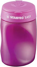 img 2 attached to 🖊️ STABILO EASYsharpener 3-in-1 Левша Эргономичная От точилка в розовом цвете - Усиленный SEO