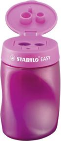 img 3 attached to 🖊️ STABILO EASYsharpener 3-in-1 Левша Эргономичная От точилка в розовом цвете - Усиленный SEO