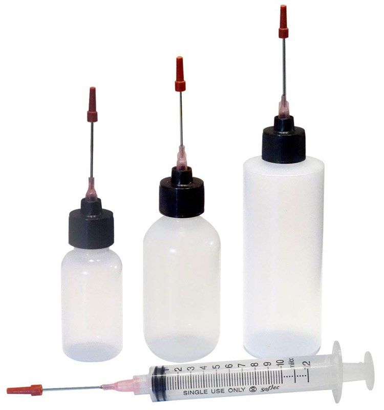 plastic squeeze bottles stainless applicators 로고