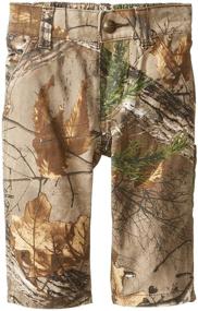 img 2 attached to 👖 Carhartt Boys Washed Dunagree Realtree Camo Apparel