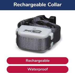 img 1 attached to 🐶 Free Spirit Remote Trainer: Rechargeable Dog E-Collar - 330-Yard Range - Waterproof - Tone/Beep, Vibrate, and 99 Shock Levels