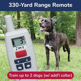 img 2 attached to 🐶 Free Spirit Remote Trainer: Rechargeable Dog E-Collar - 330-Yard Range - Waterproof - Tone/Beep, Vibrate, and 99 Shock Levels