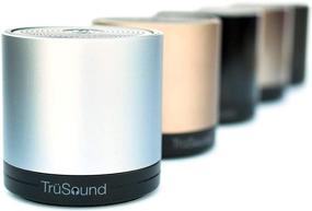 img 1 attached to 🔊 TruSound T2 Портативная акустическая система Bluetooth - Беспроводные динамики с выходной мощностью 5 Вт и аккумулятором на 10 часов работы со встроенной зарядкой - Универсальное подключение без проводов на расстоянии до 33 футов (Черный)