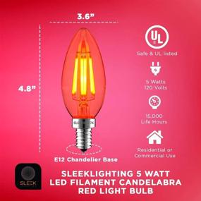 img 3 attached to 🕯️ SleekLighting Decorative Candelabra Incandescent Replacement