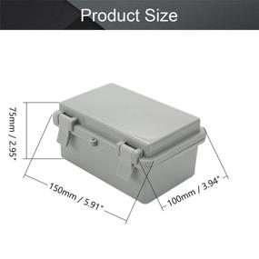 img 3 attached to Fielect Dustproof Rectangle Electronic 100X150X70Mm