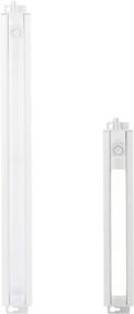 img 4 attached to 💡 UltraPro 10-inch LED Under Cabinet Light Fixture - Warm White 2700K, 340 Lumens for Closet or Kitchen with Flat Plug - Model 44127
