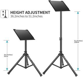 img 3 attached to 🔥 Neewer Регулируемая складная тяжелая стойка в сантиметрах: идеальное решение для универсальной и прочной поддержки