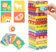 🌈 enhance learning with top bright colored wooden stacking logo