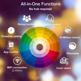 img 3 attached to 💡 OHLUX Equivalent Multi Color 2700 6500K Bulb 4PACK: Illuminate Your Space with Versatile Lighting Options