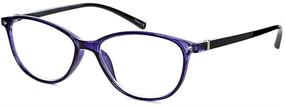 img 2 attached to Revolutionary Readers: Versatile Power Solution for Multiple Needs! - Deep Purple Frame with Black Temples - R9202B