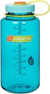 nalgene 32-ounce wide mouth, cerulean: durable and spacious water bottle for every adventure logo