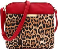 leopard leather tassel crossbody 1leopard women's handbags & wallets logo