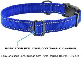 img 3 attached to 🐶 Max and Neo NEO Nylon Buckle Reflective Dog Collar: Buy One, Save a Pup!