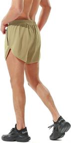 img 2 attached to 🏃 TENJOY Men's Running Shorts: 3-inch Athletic Workout Shorts with Zipper Pocket for Gym and Sports