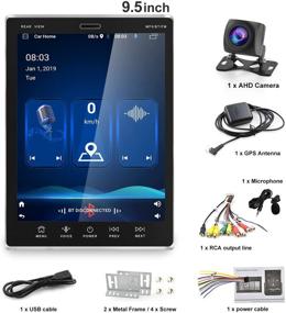 img 3 attached to 🚗 Enhance Your Driving Experience with the NHOPEEW 9.5-inch Android Double Din Car Stereo – Bluetooth, GPS, Backup Camera, and More!