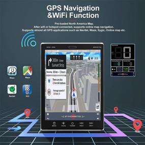 img 2 attached to 🚗 Enhance Your Driving Experience with the NHOPEEW 9.5-inch Android Double Din Car Stereo – Bluetooth, GPS, Backup Camera, and More!