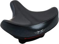 🚲 x wing adult universal bike saddle seat with foam padded comfort cushion for women and men, black - ideal for standard mountain, road, electric, stationary, and exercise bicycles logo