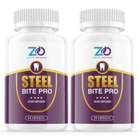 img 1 attached to 🦷 Steel Bite Pro (2 Pack) - Comprehensive Dental Supplement Pills for Healthy Teeth and Gums - Premium Oral Care Vitamin Capsules - 120 Capsules