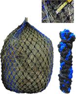 🐴 teke deluxe slow feed hay net with 1-3/4" mesh holes for horses and goats logo